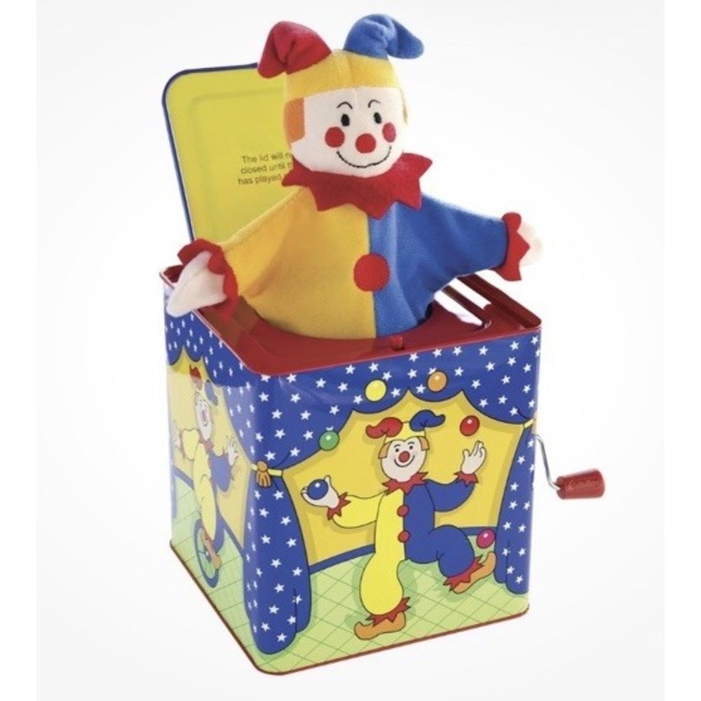 Vintage New Schylling Jester Jack in the Box - Classic 1997